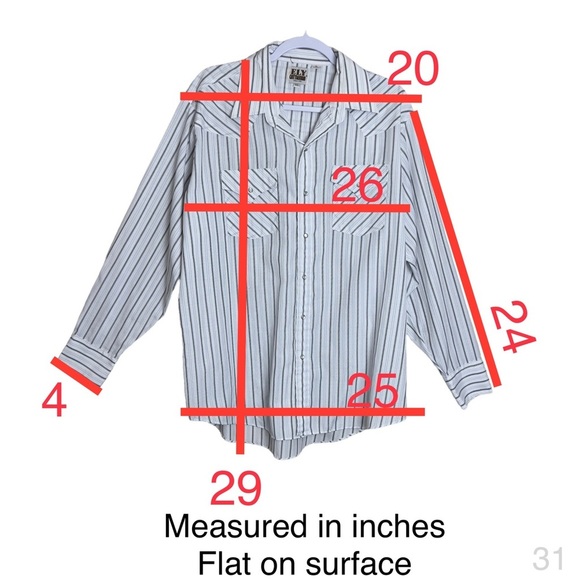 Ely cattleman mens xl stripe pearl snap white button front long sleeve shirt - Picture 3 of 10